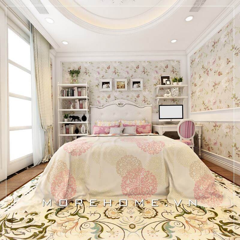 #18 Hình ảnh giường phòng ngủ gỗ tự nhiên sang trọng cho thiết kế chung cư
